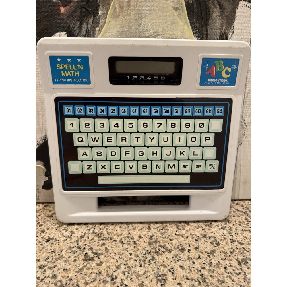 Brand New Vintage Radio Shack Spell N' Math Typing Instructor